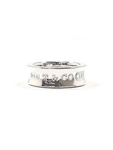 Tiffany & Co. TIFFANY&amp;Co. Tiffany 1837 Medium Ring, Sterling Silver 925cm, Women's (view 1)