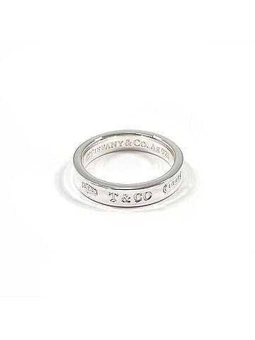 Tiffany & Co. TIFFANY&amp;Co. Tiffany 1837 Narrow Ring, Sterling Silver 925, Silver, Women's (view 1)