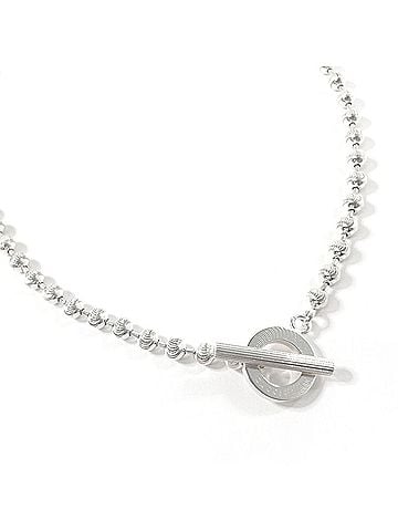 Gucci GUCCI Ball Chain Necklace 602736 J8400 8106, Sterling Silver 925, Unisex (view 1)