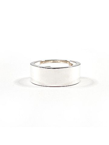 Gucci GUCCI Branded Cutout G Ring, Sterling Silver 925cm, Men's (view 2)