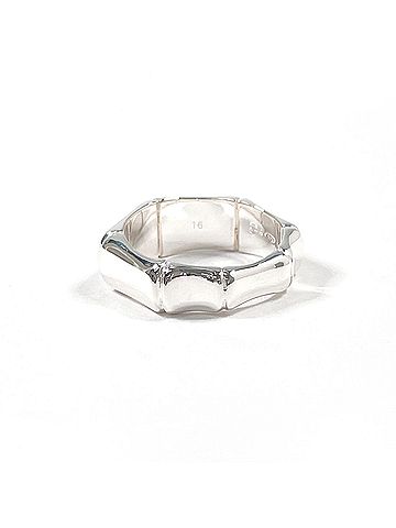 Gucci GUCCI Bamboo Ring, Sterling Silver 925, Silver, Men's (view 2)