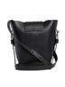 ALLSAINTS 100% Leather Solid Black Bucket Bag One size - photo 2