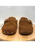 Veronica Beard 100% Suede Solid Brown Mule/Clog Size 9 - photo 12