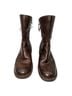 Born 100% Leather Solid Brown Ankle Boots Size 9 - photo 1