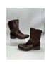 Born 100% Leather Solid Brown Ankle Boots Size 9 - photo 4