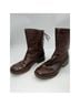 Born 100% Leather Solid Brown Ankle Boots Size 9 - photo 6