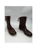 Born 100% Leather Solid Brown Ankle Boots Size 9 - photo 7