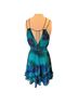 Arden B. 100% Polyester Tropical Teal Blue Green Purple Casual Dress Size XS - photo 2