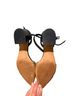 Crown Vintage Leopard Print Black Tan Flats Size 7 1/2 - photo 3
