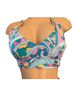 Jessica Simpson Floral Multi Color Swimsuit Top Size L - photo 1