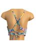 Jessica Simpson Floral Multi Color Swimsuit Top Size L - photo 2