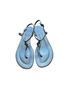Tory Burch Silver Sandals Size 8 1/2 - photo 1
