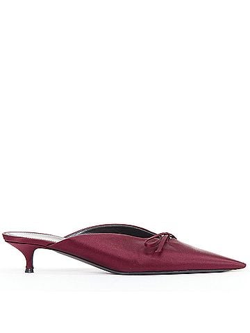 Balenciaga Balenciaga Knife Satin Mules (view 1)