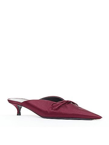 Balenciaga Balenciaga Knife Satin Mules (view 2)