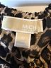 MICHAEL Michael Kors 100% Polyester Leopard Print Brown Black 3/4 Sleeve Blouse Size M - photo 3