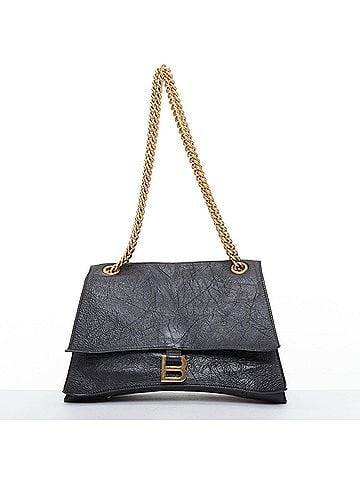 Balenciaga Balenciaga Crush Leather Flap Bag (view 1)