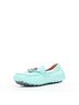 Hermès 100% Leather Blue Hermes Leather Silver Stud Driving Loafers Size EU 35 1/2 - photo 4
