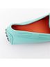 Hermès 100% Leather Blue Hermes Leather Silver Stud Driving Loafers Size EU 35 1/2 - photo 7