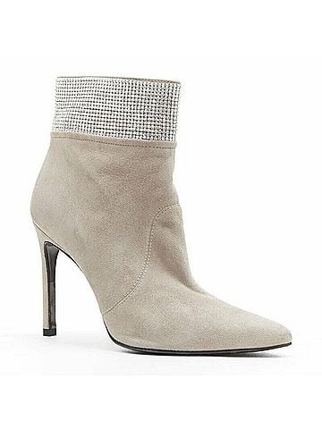 Stuart Weitzman Stuart Weitzman Suede Crystal Booties (view 2)