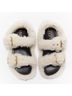 MARNI 100% Wool White Marni White Shearling Flat Sandals Size EU 38 - photo 1