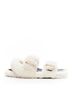 MARNI 100% Wool White Marni White Shearling Flat Sandals Size EU 38 - photo 2
