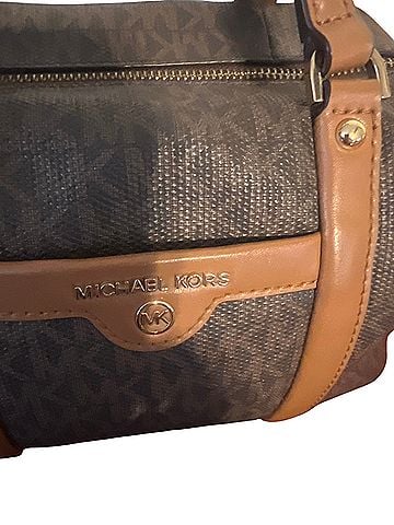 Michael Kors Leather Satchel (view 2)