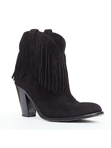 Saint Laurent Saint Laurent Curtis Suede Western Boots (view 2)