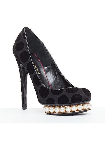 Nicholas Kirkwood Nicholas Kirkwood Velvet Pearl Pumps (view 2)