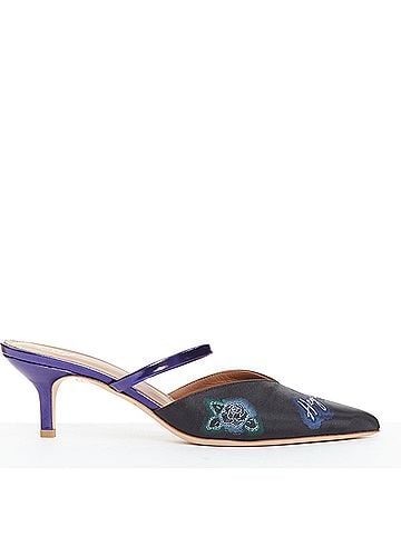 Malone Souliers Malone Souliers Brocade Satin Mules (view 1)