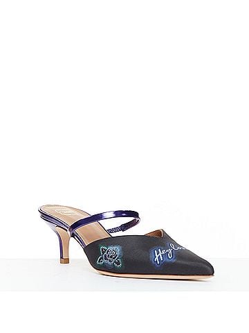 Malone Souliers Malone Souliers Brocade Satin Mules (view 2)