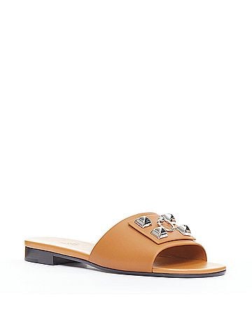 Hermès Hermes Leather Flat Sandal (view 2)