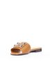 Hermès 100% Leather Brown Hermes Leather Flat Sandal Size EU 37 1/2 - photo 4