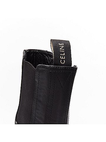 Céline Celine Chelsea Leather Biker Boots (view 2)
