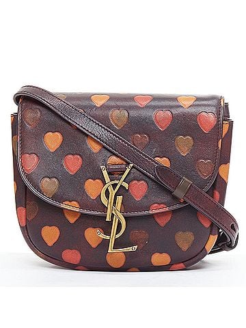 Saint Laurent Saint Laurent Kaia Leather Crossbody Bag (view 1)