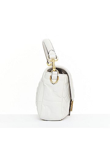 Fendi Fendi Baguette White Leather Bag (view 2)