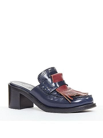Burberry Burberry Fringed Brogues Mules (view 1)