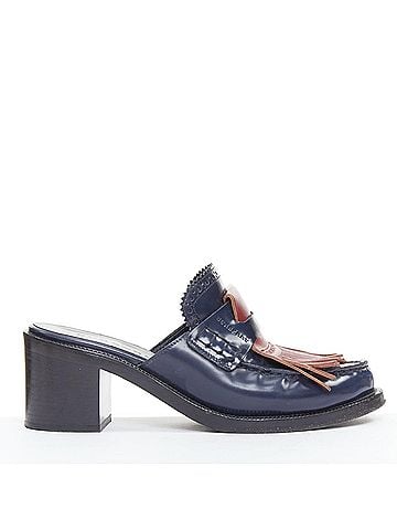 Burberry Burberry Fringed Brogues Mules (view 2)