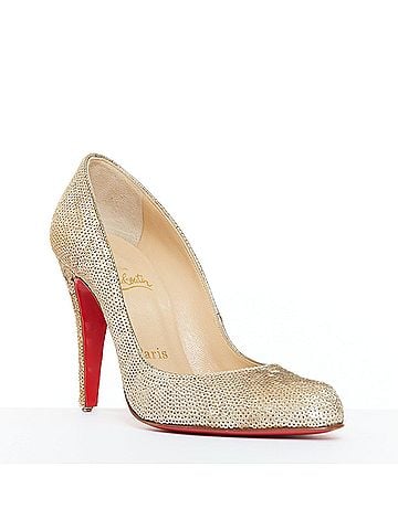 Christian Louboutin Christian Louboutin Sequin Almond Toe Pumps (view 2)