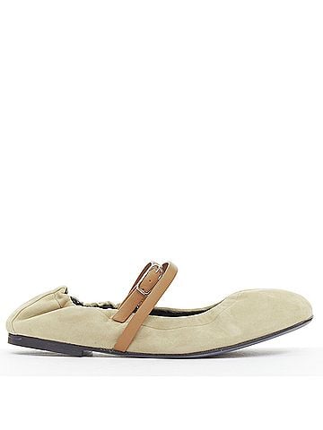 Hermès Hermes Suede Straps Maryjane Ballet Flats (view 2)