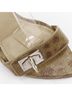 Givenchy 100% Leather Green Givenchy 2012 Leather Turnlock Sandals Size EU 38 - photo 6