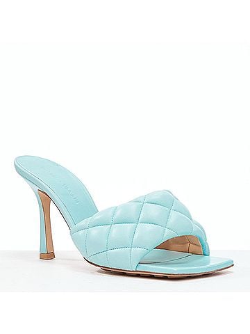 Bottega Veneta Bottega Veneta Leather Mule Sandals (view 1)