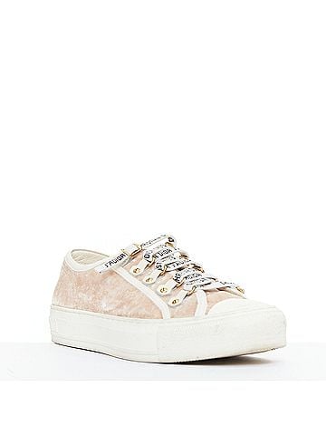 Christian Dior Christian Dior WalknDior Velvet Sneakers (view 1)