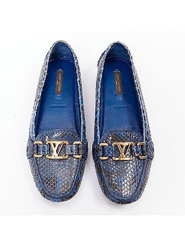 Louis Vuitton Louis Vuitton Leather Logo Loafers (view 1)
