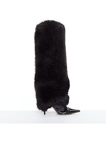 Alexandre Vauthier Alexandre Vauthier Fur Stiletto Boots (view 1)