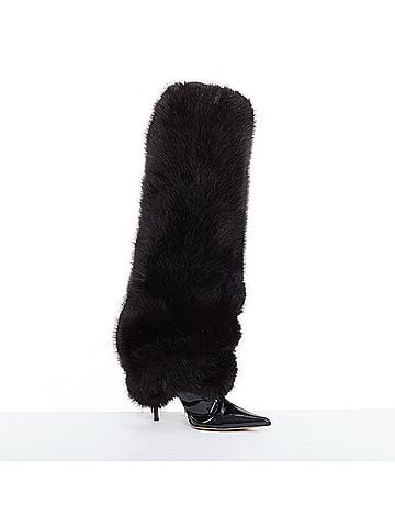 Alexandre Vauthier Alexandre Vauthier Fur Stiletto Boots (view 2)