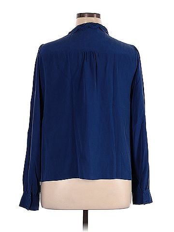 Sézane Sézane 3/4 Sleeve Silk Top (view 2)