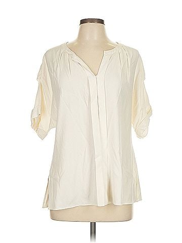 Lafayette 148 New York Lafayette 148 New York Short Sleeve Silk Top (view 1)
