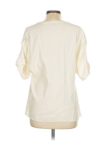 Lafayette 148 New York Lafayette 148 New York Short Sleeve Silk Top (view 2)