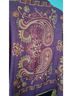 Pashmina 100% Pashmina Floral Paisley Purple Multi Color Wrap One size - photo 6