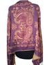 Pashmina 100% Pashmina Floral Paisley Purple Multi Color Wrap One size - photo 2